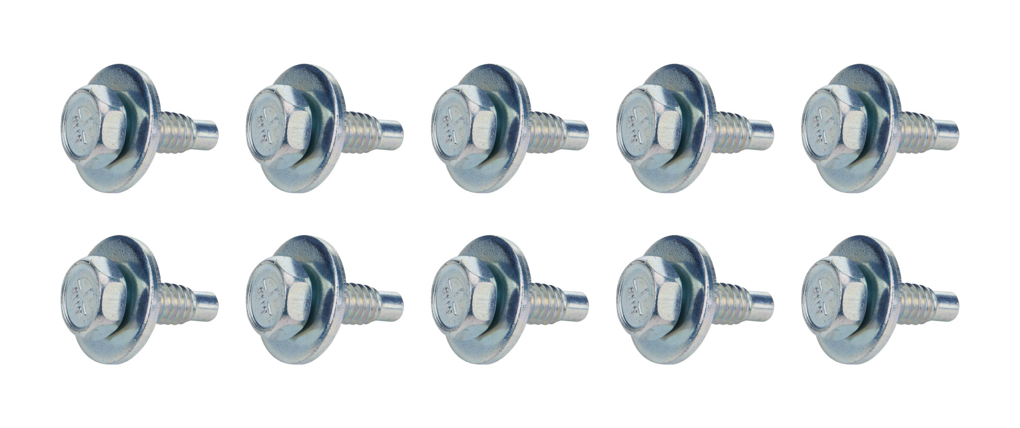 Body Bolt 3/4in 10pk Silver