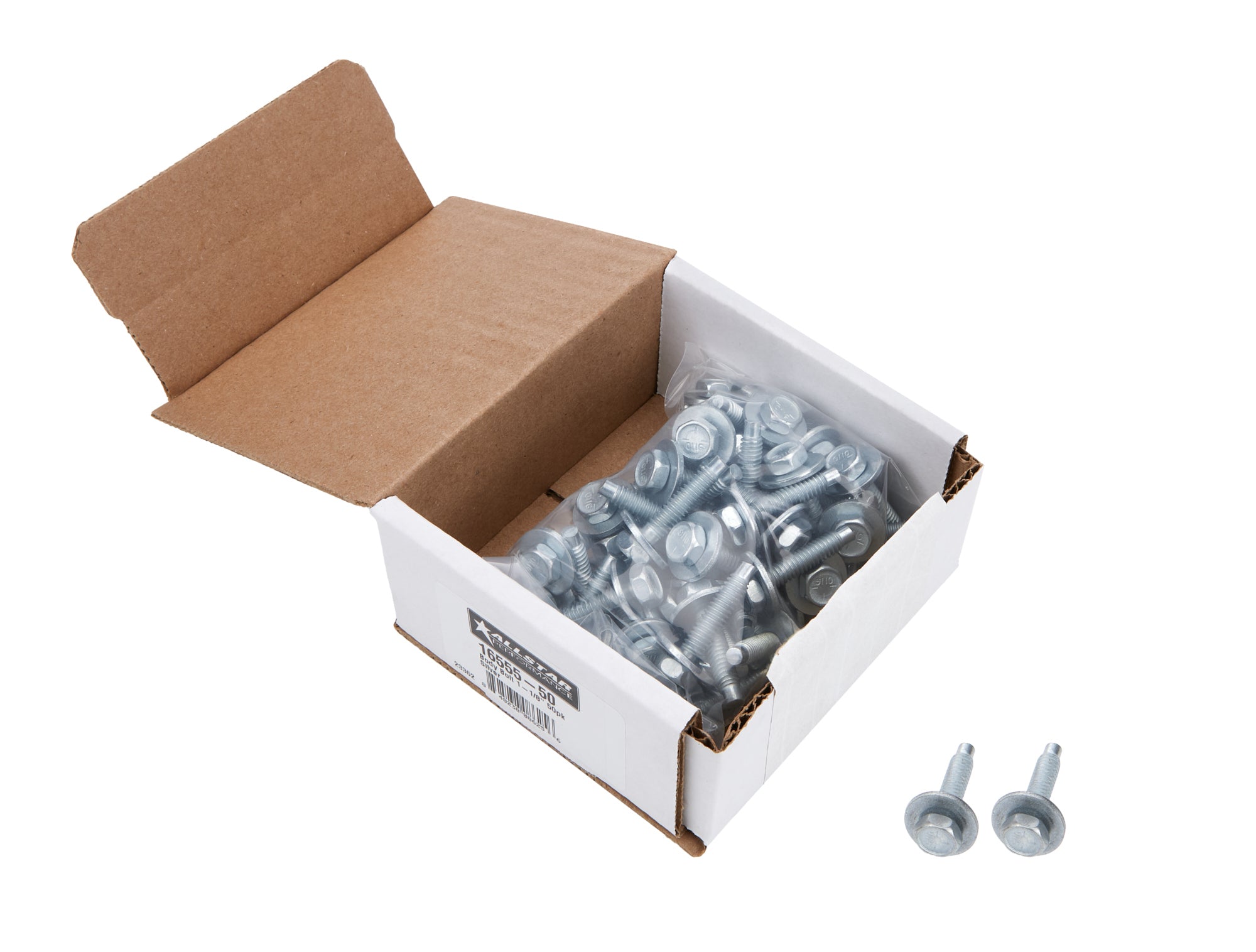 Body Bolt 1-1/8in 50pk Silver