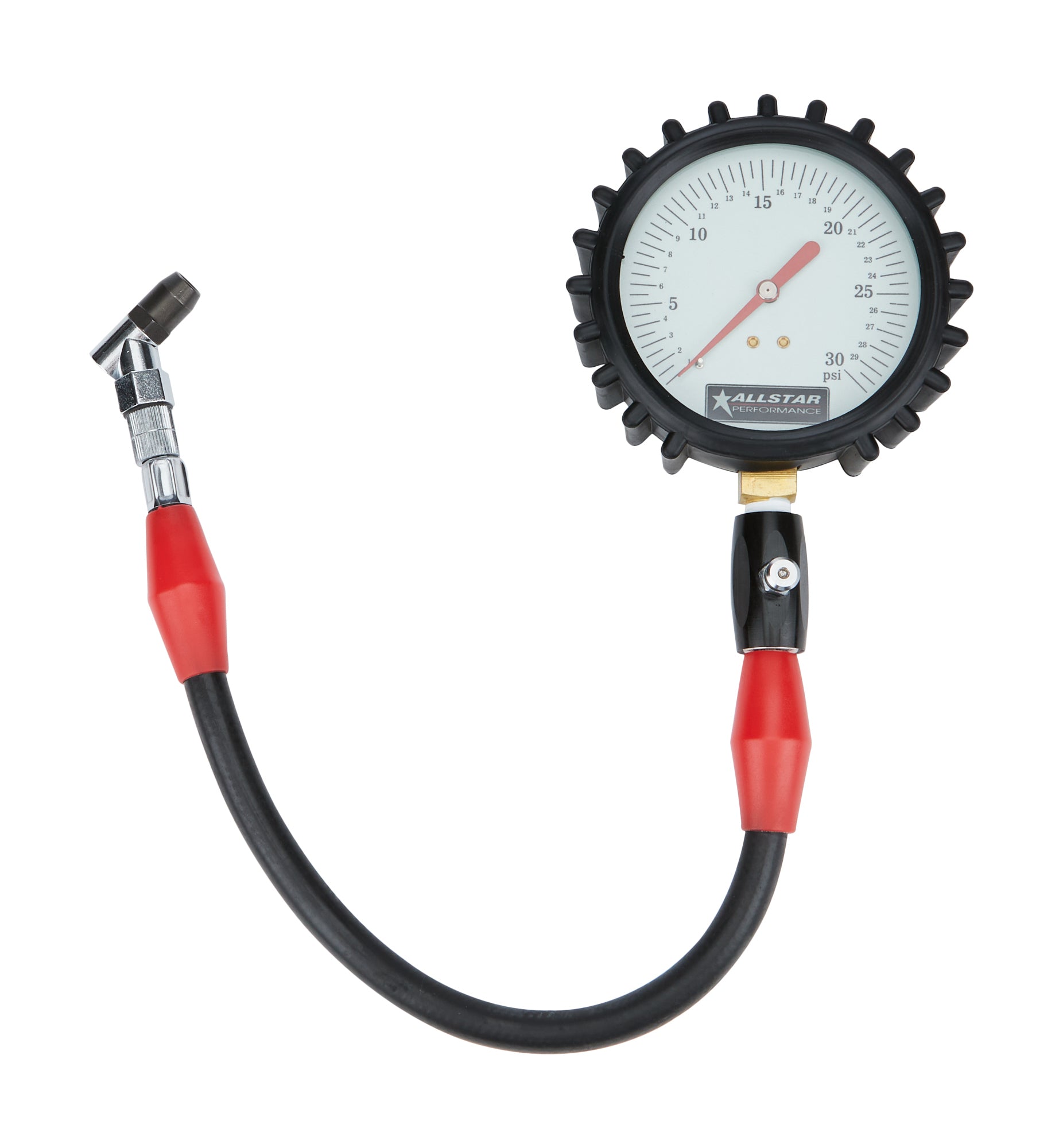 Tire Pressure Gauge 0-30 PSI 4in Glow