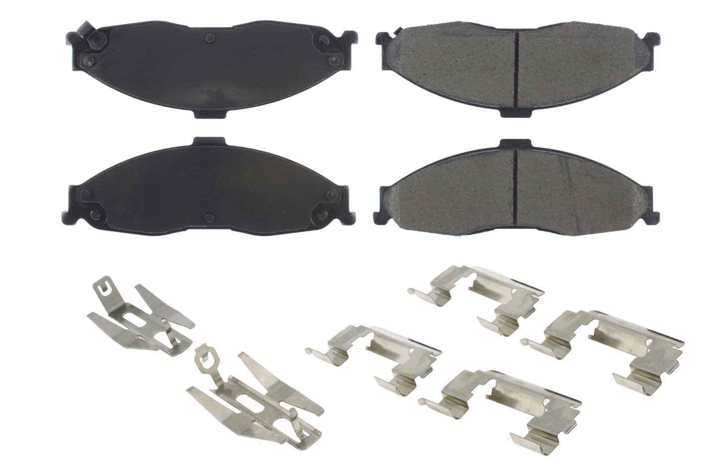 Posi-Quiet Ceramic Brake Pads with Shims and Har