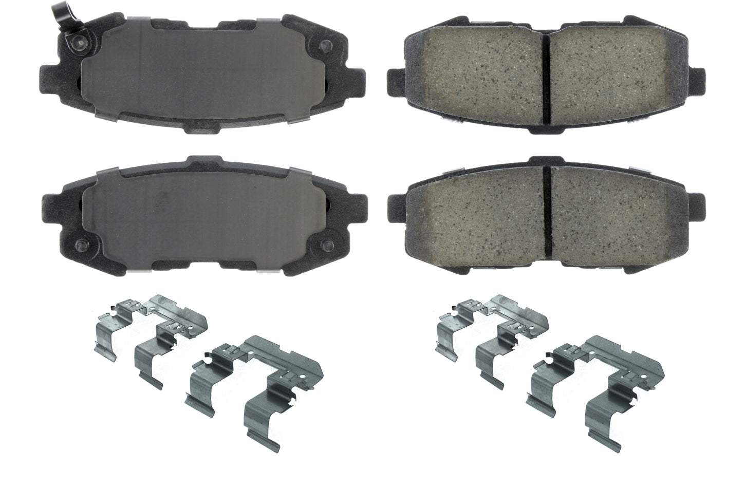 Posi-Quiet Ceramic Brake Pads with Shims and Har