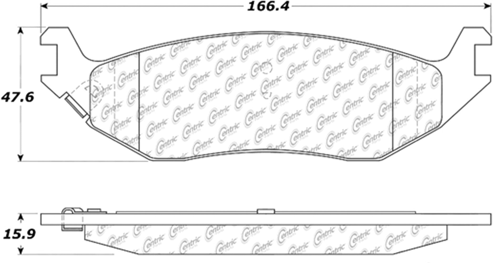 Fleet Performance Brake Pads with Hardware