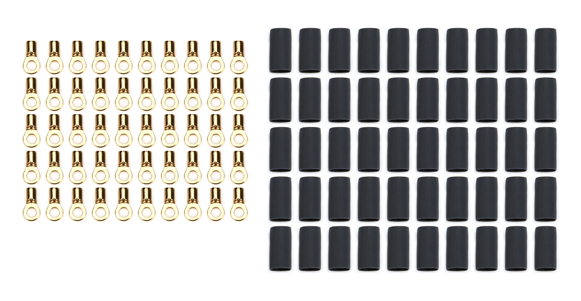 Ring Terminal #6 14-16 Ga w/Heat shrink 50pk