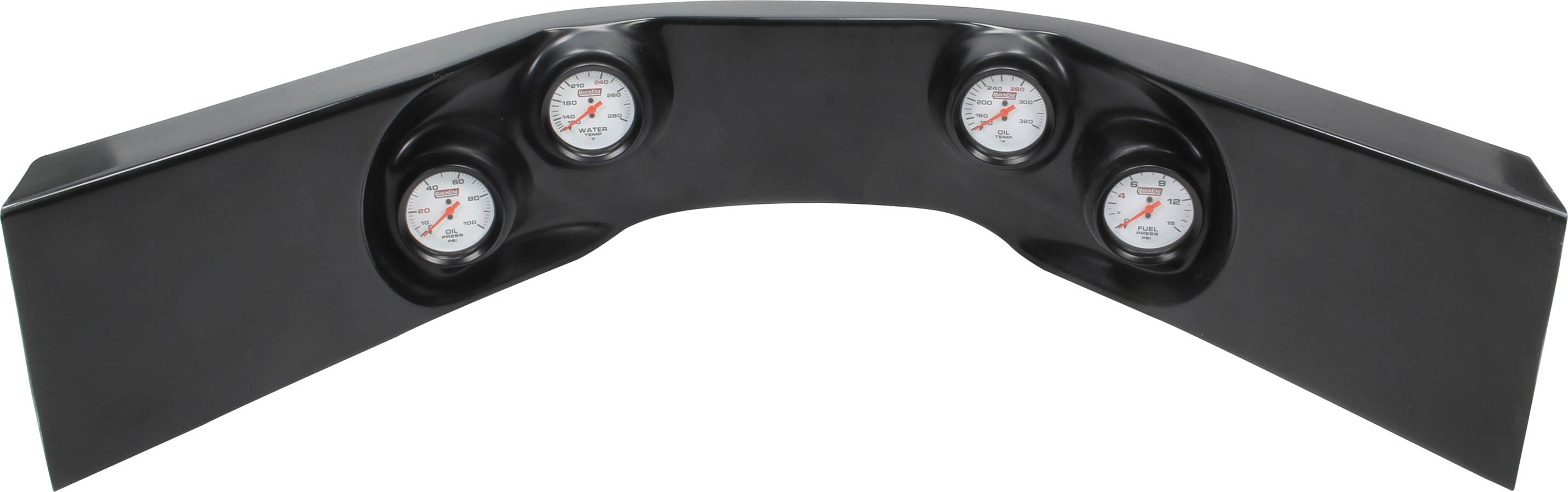 Extreme 4-Gauge Molded Dash OP/WT/OT/FP Black