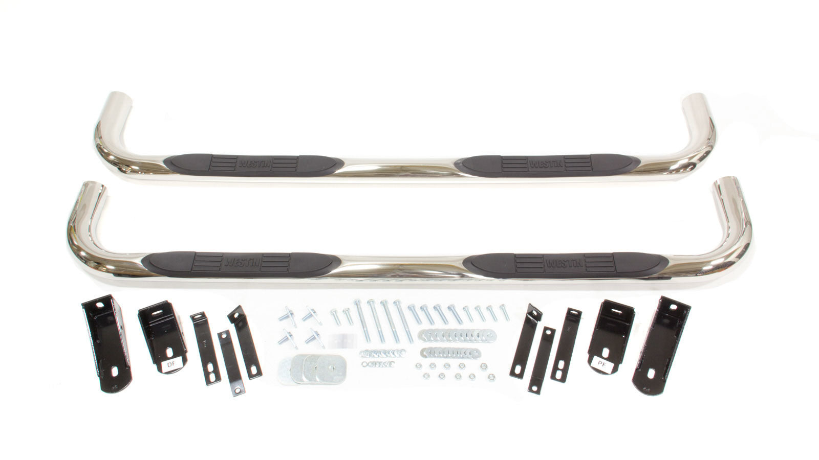 02-  Dodge Ram Quad Cab Polished Step Bars