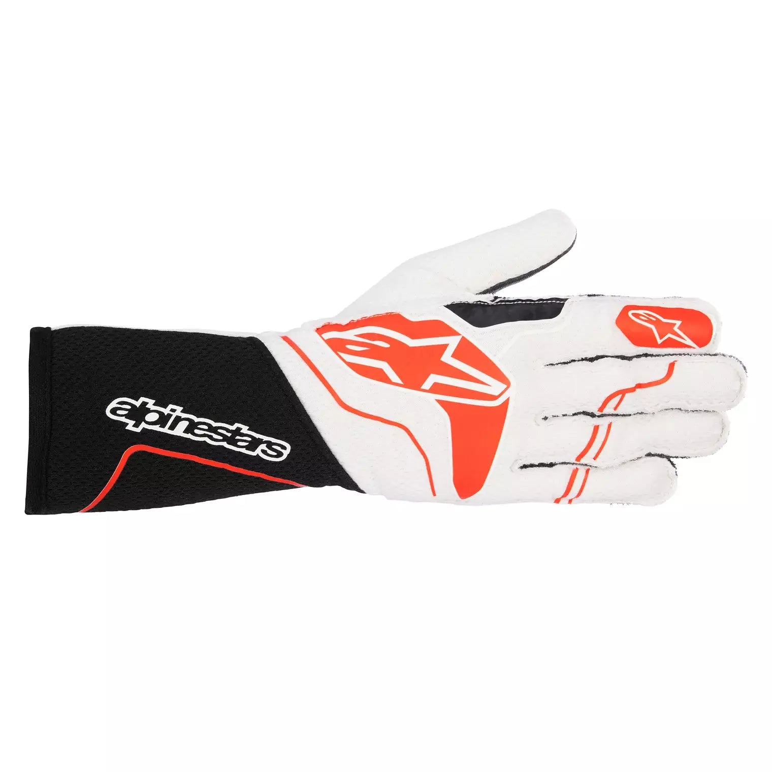 Gloves Tech 1-ZX White / Red 2X-Large